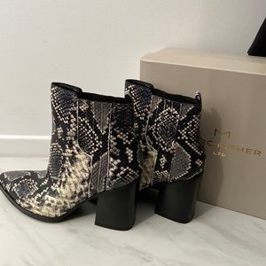 Marc Fisher | Size 8.5 | Snakeskin Booties